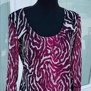 Chico’s Zebra Print Blouse